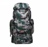 75L Large Canvas Waterproof Backpack - 6 Colors to Choose From!