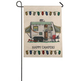 Happy Campers Garden Flags - Pick Your RV Type!