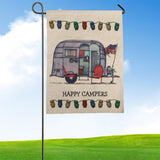 Happy Campers Garden Flags - Pick Your RV Type!